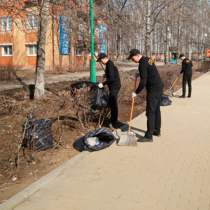 Уборка листьев в Пошехонье